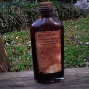 Vintage Gold Medal Laxative Syrup Still Full